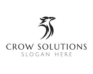 Crow - Crow Bird Raven logo design