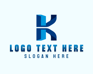 Professional - Generic Company Letter K logo design