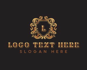 Premium - Premium Horse Crest logo design