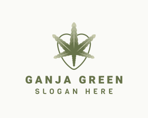 Cannabis Leaf Plant logo design