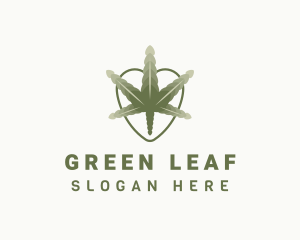 Cannabis Leaf Plant logo design