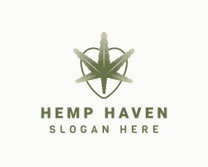 Cannabis Leaf Plant logo design