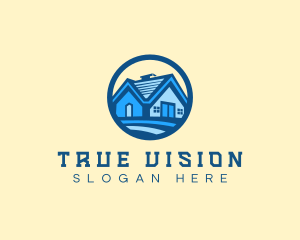 Real Estate House logo design