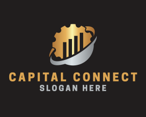 Cog Financial Graph  logo design