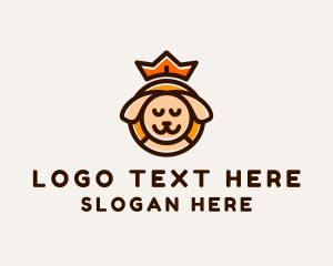 Dog Trainer - Crown Dog Pet logo design