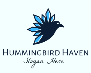 Hummingbird - Jewel Wing Hummingbird logo design