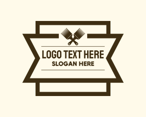 Vintage - Vintage Paintbrush Badge logo design