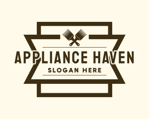 Appliances - Paint Brush Badge logo design