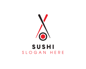 Billiard Sushi Game logo design