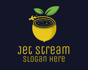 Jet - Lemon Jet Flight logo design