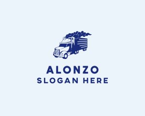 Haulage Transport Truck logo design