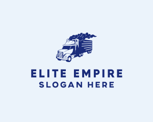 Haulage Transport Truck logo design