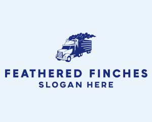 Haulage Transport Truck logo design