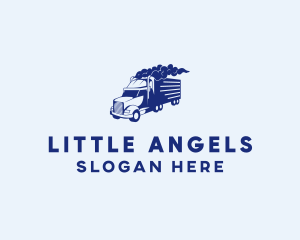 Haulage Transport Truck logo design