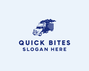 Haulage Transport Truck logo design