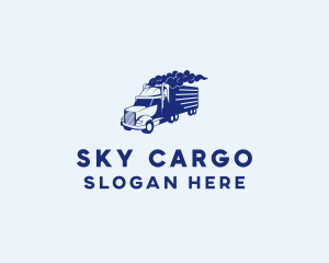 Haulage Transport Truck logo design