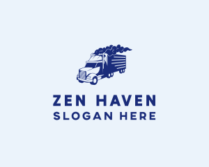 Haulage Transport Truck logo design