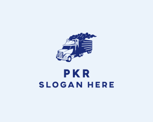 Haulage Transport Truck logo design