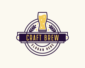 Liquor Beer Pub logo design