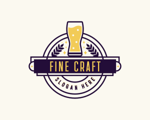 Liquor Beer Pub logo design