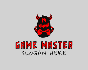 Player - Demon Game Player logo design