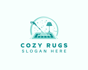 Rug - Clean Carpet Pressure Washing logo design