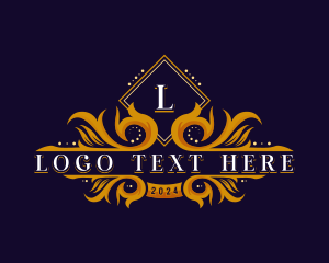 Luxury Ornamental Crest Logo