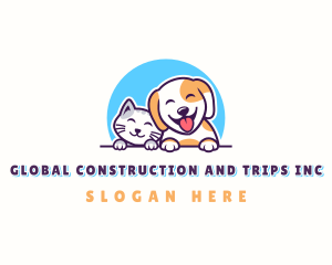 Canine - Puppy Kitten Pet Supplies logo design
