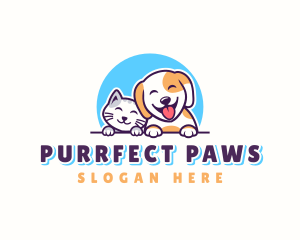 Puppy Kitten Pet Supplies logo design