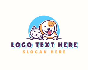 Cat - Puppy Kitten Pet Supplies logo design