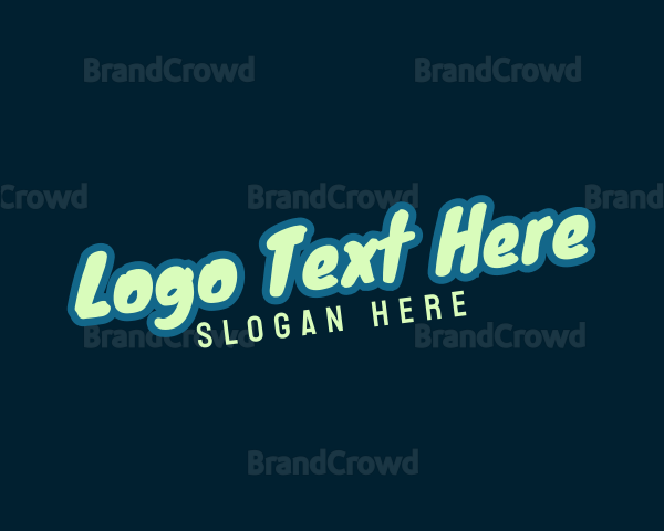 Fun Outlined Cartoon Logo