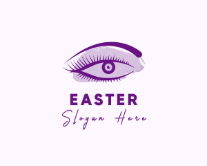Eyelash - Watercolor Eye Beauty logo design