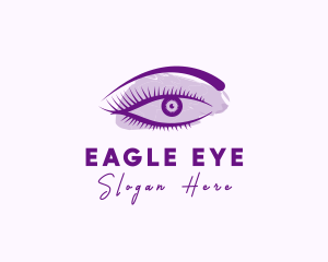 Watercolor Eye Beauty logo design