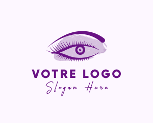 Woman - Watercolor Eye Beauty logo design