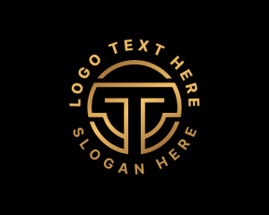 Tech Crypto Letter T Logo