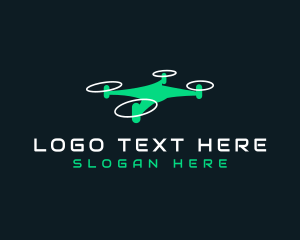 Aerial Videography - Drone Technology Camera logo design