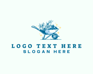 Orchard - Wheelbarrow Landscaping Garden logo design