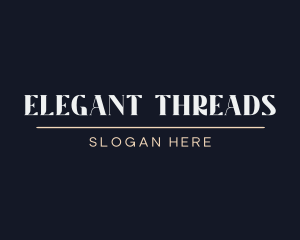 Elegant Minimalist Fashion logo design