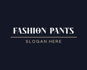 Elegant Minimalist Fashion logo design