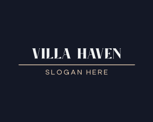 Villa - Elegant Minimalist Fashion logo design