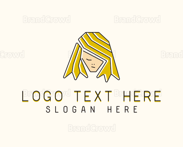 Blonde Hair Person Logo