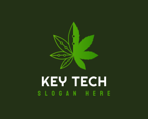 Weed Tech Herb logo design