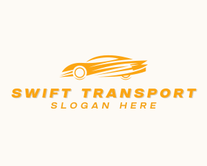 Fast Sports Car Transportation logo design