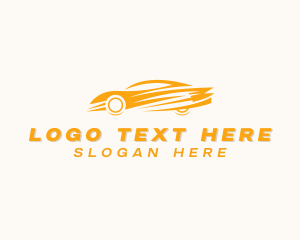 Supercar - Fast Sports Car Transportation logo design