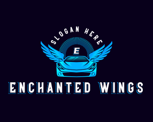 Automotive Car Wings logo design