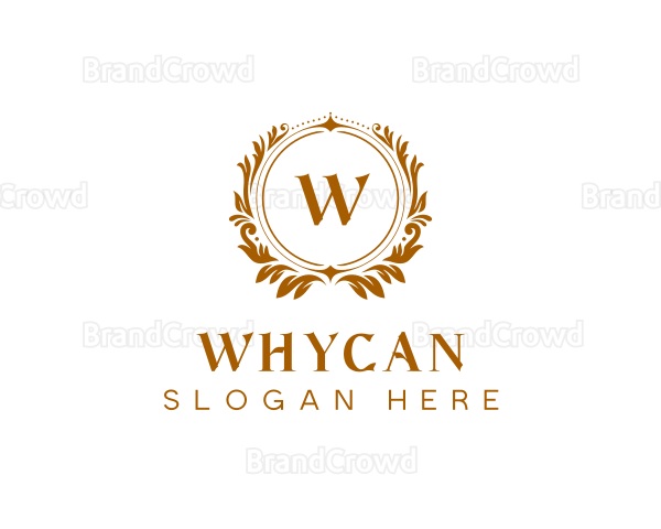 Floral Wreath Hotel Logo