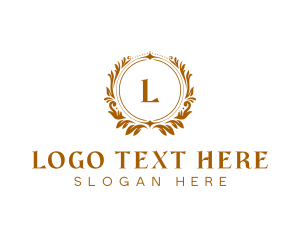 Floral - Floral Wreath Hotel logo design