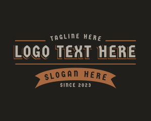 Whiskey - Rustic Business Banner logo design