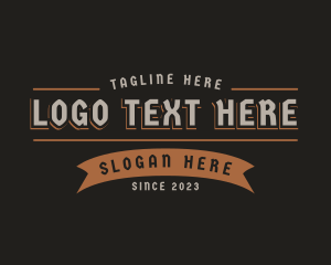 Rustic Business Banner Logo