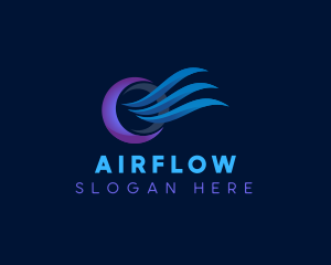 Airflow Ventilation Fan logo design